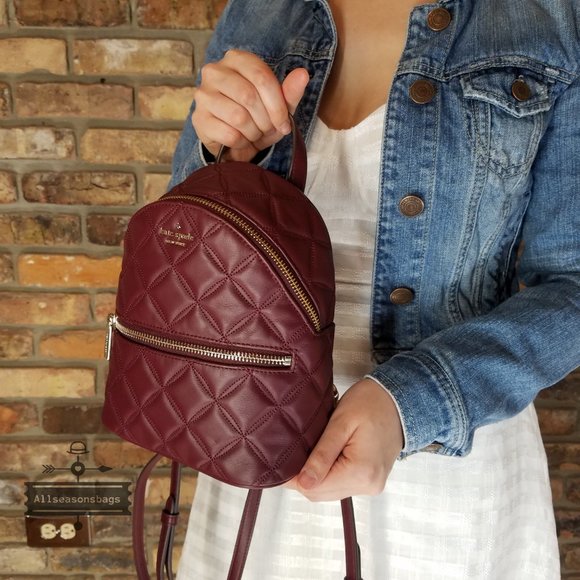 Kate Spade NATALIA mini convertible BACKPACK Red main image 13